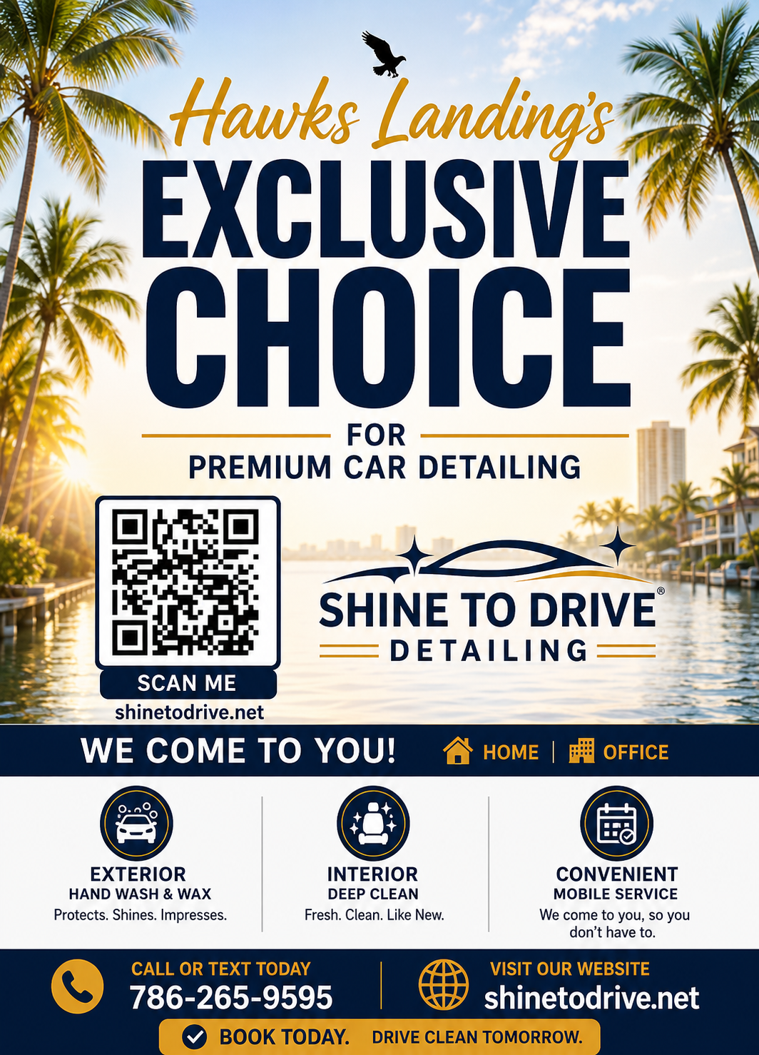 Shine to Drive featured in Stroll Magazine - Hawks Landing Edition